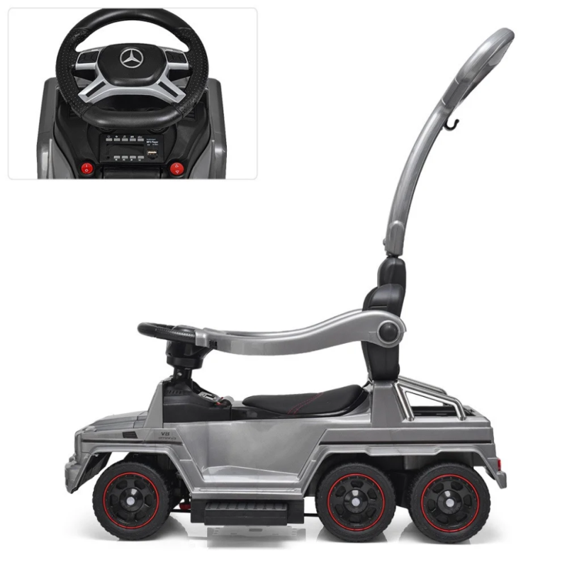 Каталка-толокар Bambi M 3853EL-11 Сірий Каталка-толокар Bambi M 3853EL-11 Сірий