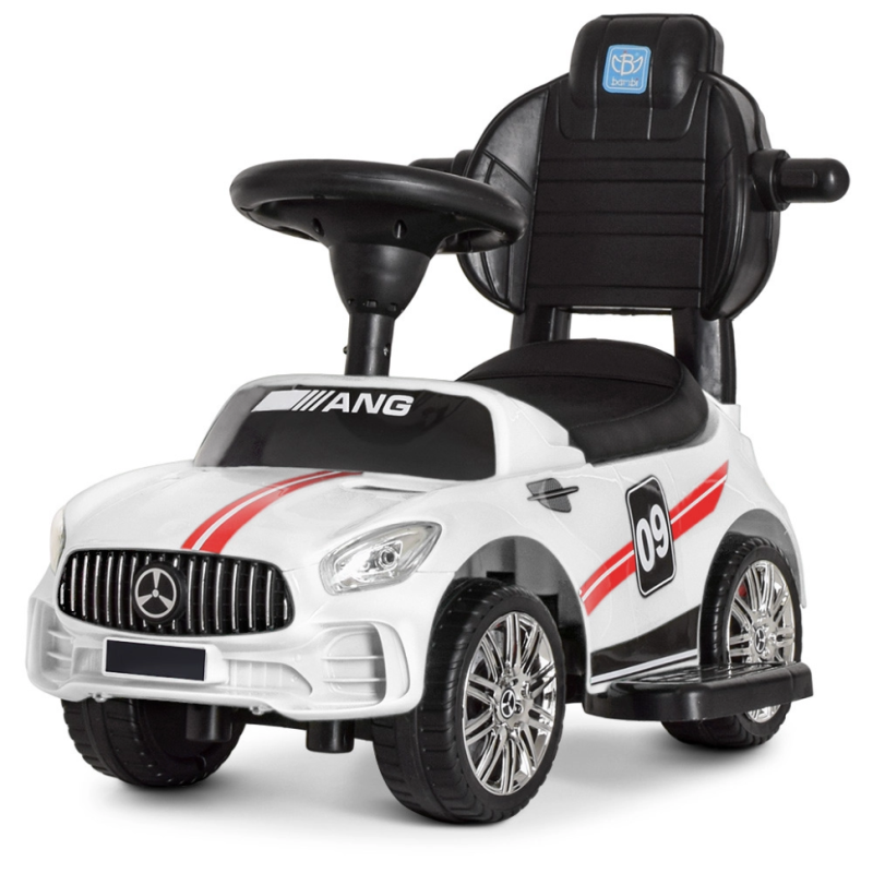 Каталка-толокар Bambi M 4074L-1 Білий 2 в 1 Каталка-толокар Bambi M 4074L-1 Білий 2 в 1