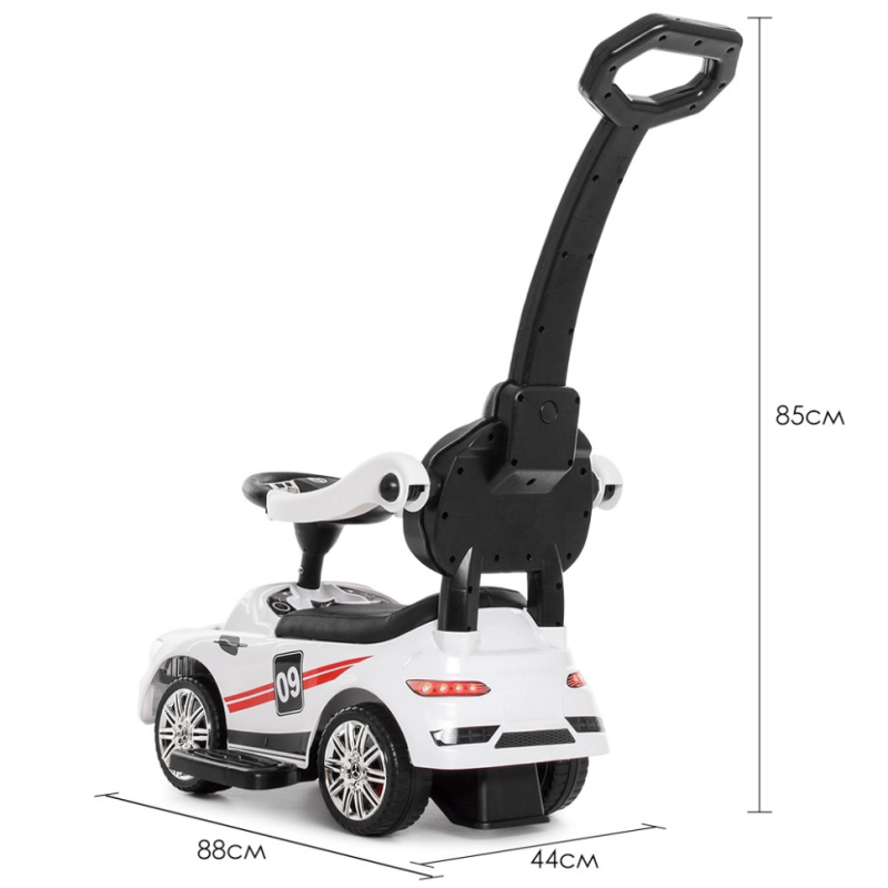 Каталка-толокар Bambi M 4074L-1 Білий 2 в 1 Каталка-толокар Bambi M 4074L-1 Білий 2 в 1