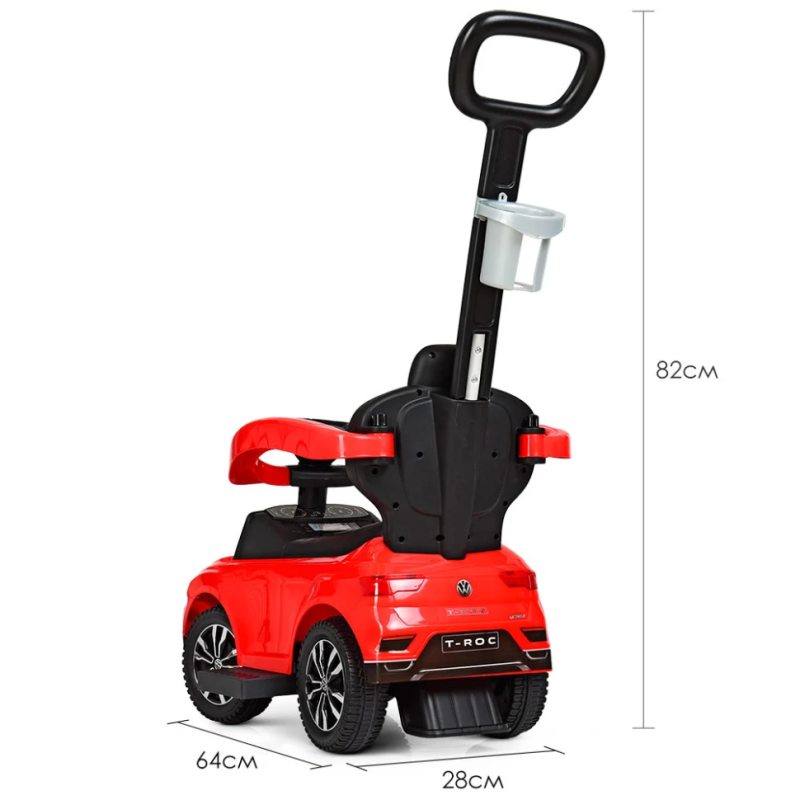 Каталка-толокар Metr+ 651-3 Красный 2 в 1 Каталка-толокар Metr+ 651-3 Красный 2 в 1