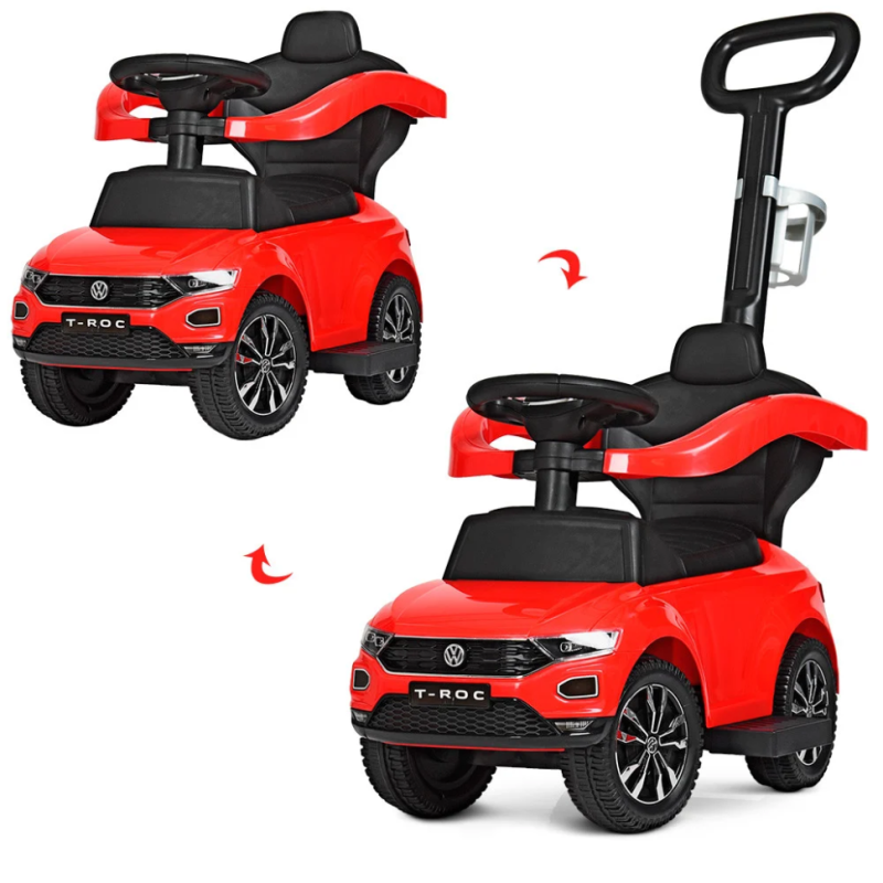 Каталка-толокар Metr+ 651-3 Красный 2 в 1 Каталка-толокар Metr+ 651-3 Красный 2 в 1