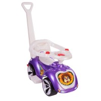 Дитяча каталка-толокар "Лапка" ORION 809OR(Violet) з ручкою