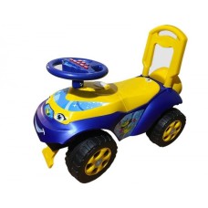 Дитячий толокар Машинка 0141/04 жовто-синій