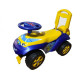 Дитячий толокар Машинка 0141/04 жовто-синій Дитячий толокар Машинка 0141/04 жовто-синій