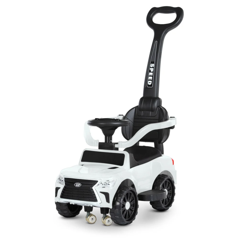 Каталка-толокар Bambi Racer M 4808EL-1 белый 2 в 1 Каталка-толокар Bambi Racer M 4808EL-1 белый 2 в 1