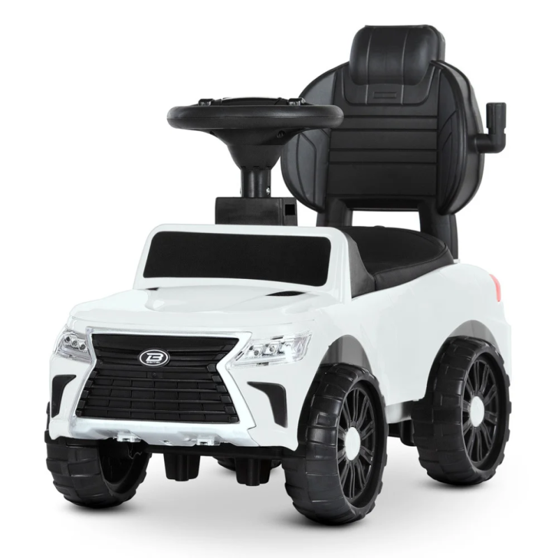 Каталка-толокар Bambi Racer M 4808EL-1 белый 2 в 1 Каталка-толокар Bambi Racer M 4808EL-1 белый 2 в 1