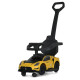 Дитяча каталка-толокар 2 в 1 M 5106-6 жовтий, з батьківською ручкою (M 5106-6)