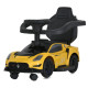 Дитяча каталка-толокар 2 в 1 M 5106-6 жовтий, з батьківською ручкою (M 5106-6)
