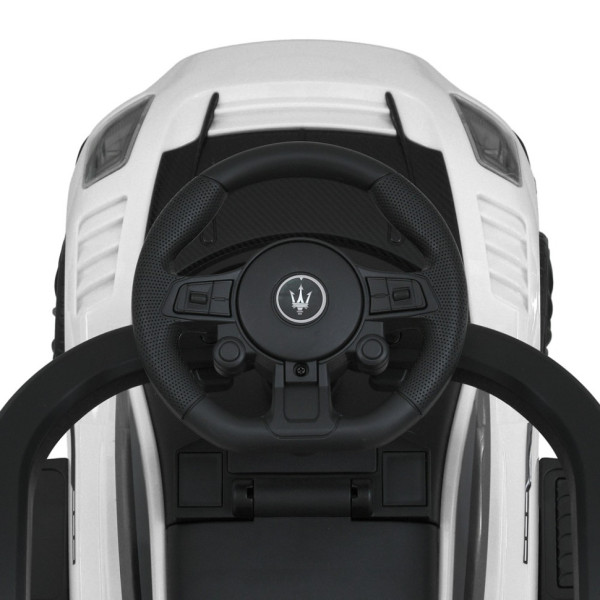 Дитяча каталка-толокар 2 в 1 M 5106-1 білий, з батьківською ручкою (M 5106-1)