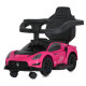 Дитяча каталка-толокар 2 в 1 M 5106-8 рожевий, з батьківською ручкою (M 5106-8)