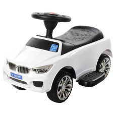 Дитяча каталка-толокар M 3503B-1 Білий, з батьківською ручкою (M 3503B-1)