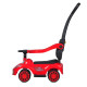 Дитяча каталка-толокар M 5763L-3 червоний, з батьківською ручкою (M 5763L-3)