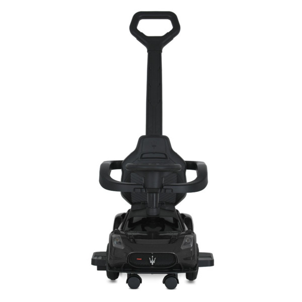 Дитяча каталка-толокар 2 в 1 M 5106-2 чорний, з батьківською ручкою (M 5106-2)