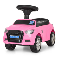 Каталка-толокар Bambi M 3147A-8 Рожевий музичний (M 3147A-8)