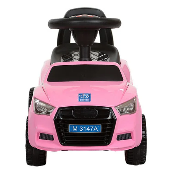 Каталка-толокар Bambi M 3147A-8 Рожевий музичний (M 3147A-8)
