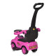 Дитяча каталка-толокар M 5763L-8 рожевий, з батьківською ручкою (M 5763L-8)