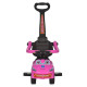 Дитяча каталка-толокар M 5763L-8 рожевий, з батьківською ручкою (M 5763L-8)