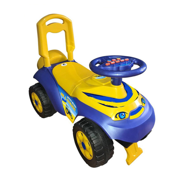 Дитяча каталка толокар "Машинка" 0142/17UA, музична, до 35 кг (0142/17UA)
