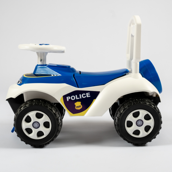 Дитячий толокар Машинка 0141/11 біло-синій (0141/11)