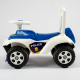Дитячий толокар Машинка 0141/11 біло-синій (0141/11)