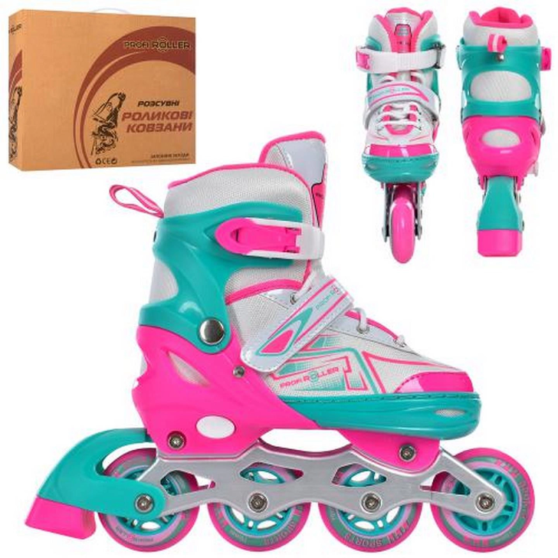 Ролики раздвижные Profi A4148-M-PBL размер(35-38) Ролики раздвижные Profi A4148-M-PBL размер(35-38)