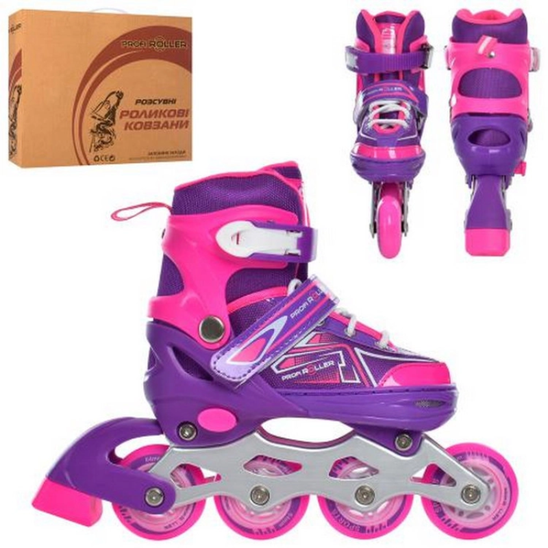 Ролики раздвижные Profi A4148-S-V размер(31-34) Ролики раздвижные Profi A4148-S-V размер(31-34)