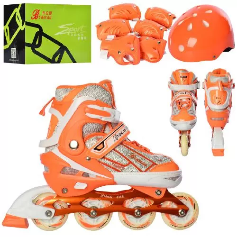 Дитячі ролики A 12101-M-OR розмір 37-40