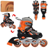 Ролики раздвижные Profi A4146-XS-OR размер(27-30)