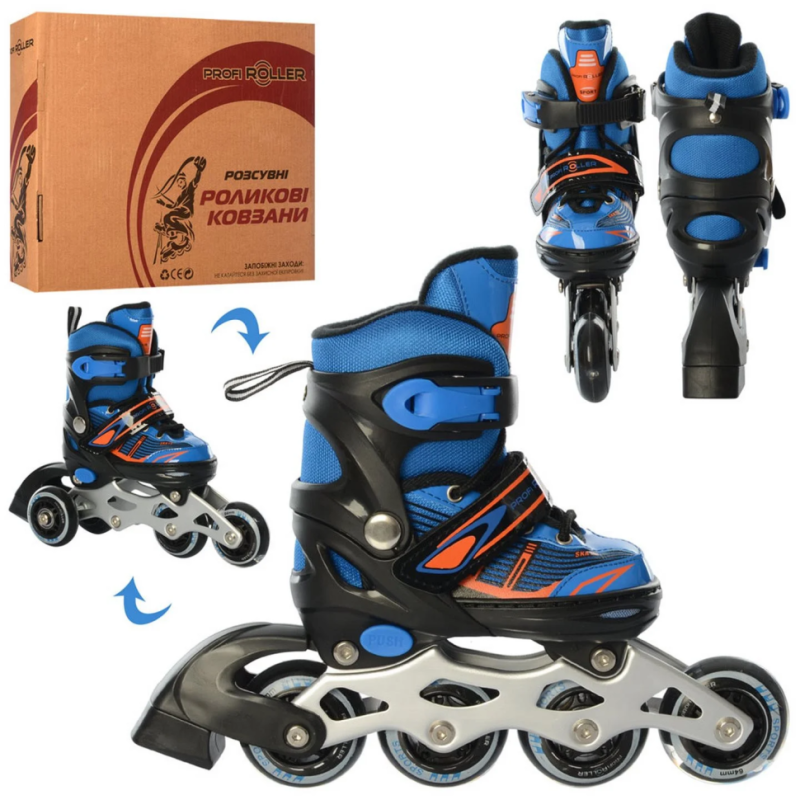 Ролики раздвижные Profi A4139-XS-BL размер(27-30) Ролики раздвижные Profi A4139-XS-BL размер(27-30)