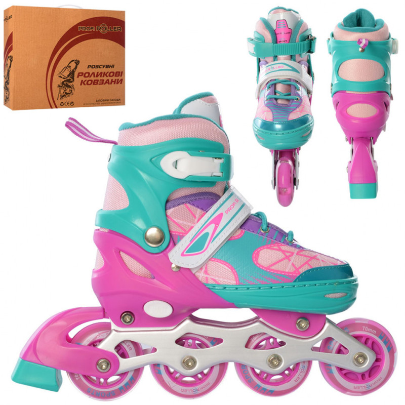 Ролики детские раздвижные A 4141-M размер (35-38) Ролики детские раздвижные A 4141-M размер (35-38)