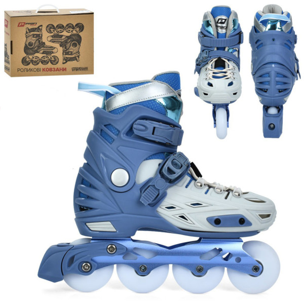 Дитячі розсувні ролики A4155-L-BL, розмір 35-38 (A4155-L-BL)
