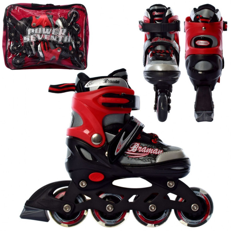 Детские ролики A 12127-S-R размер 30-33 Детские ролики A 12127-S-R размер 30-33