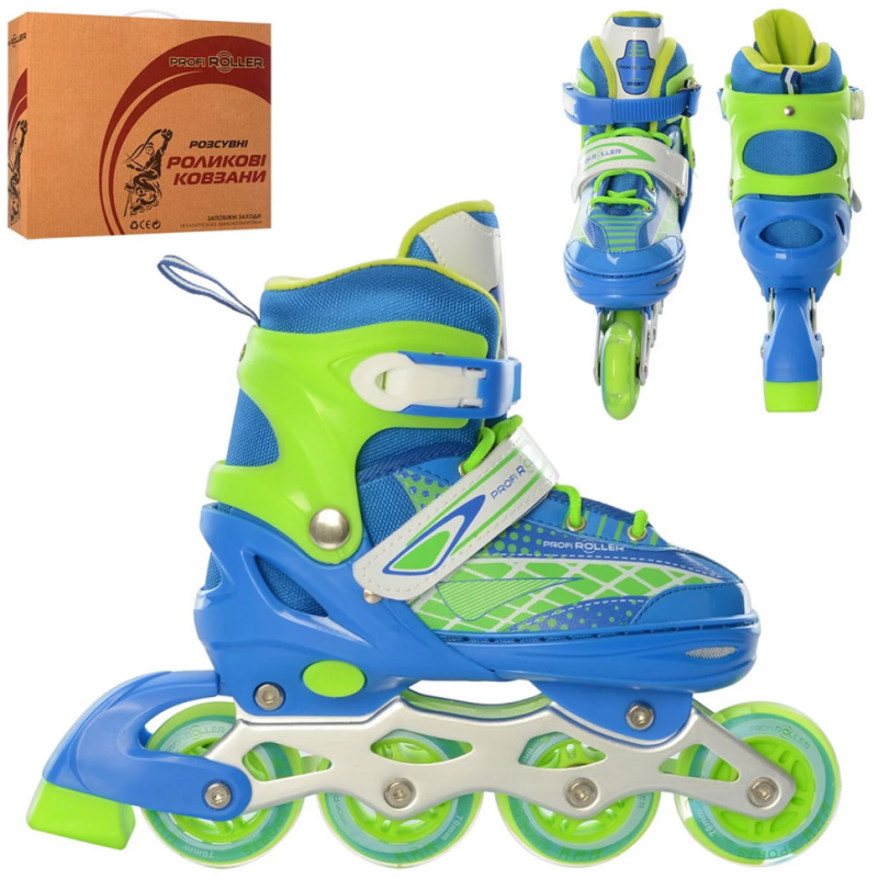 Ролики раздвижные Profi A4140-L-BL размер(39-42) Ролики раздвижные Profi A4140-L-BL размер(39-42)