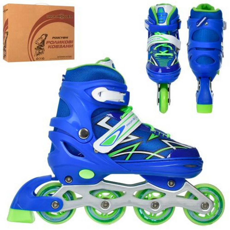 Ролики раздвижные Profi A4142-L-BL размер(39-42) Ролики раздвижные Profi A4142-L-BL размер(39-42)