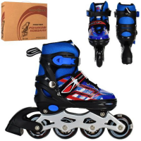 Ролики раздвижные Profi A4144-S-BL размер(31-34) Ролики раздвижные Profi A4144-S-BL размер(31-34)