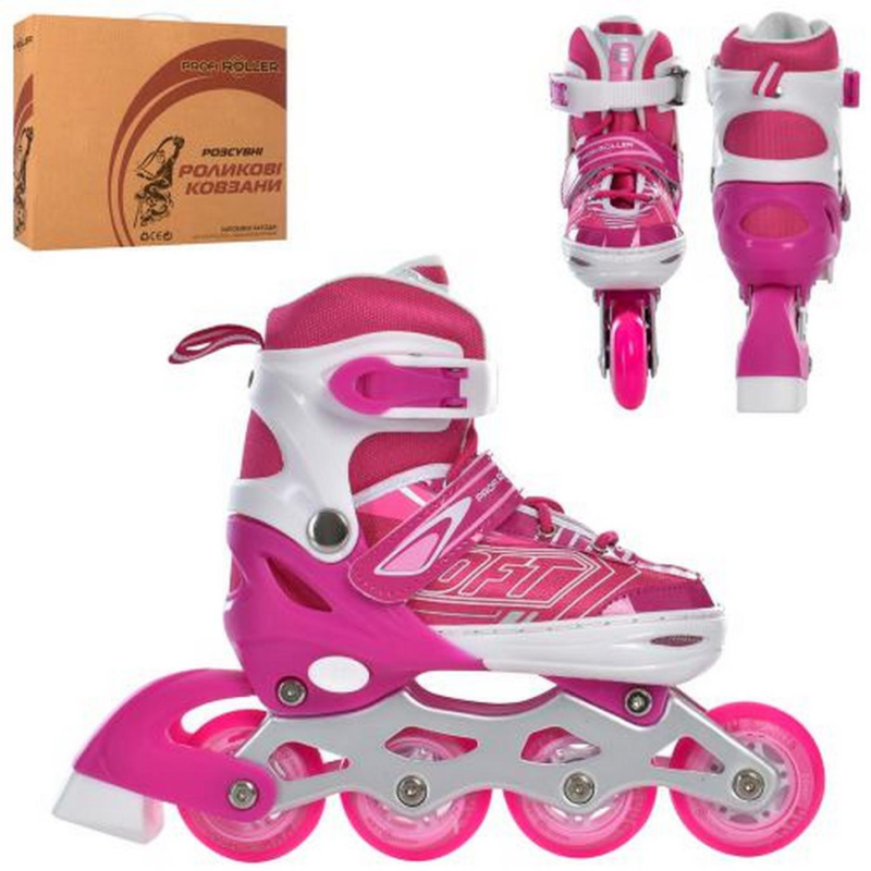 Дитячі Ролики A 4147-SP (31-34) шнурівка+бакля, алюмінієва рама, колеса ПУ Дитячі Ролики A 4147-SP (31-34) шнурівка+бакля, алюмінієва рама, колеса ПУ