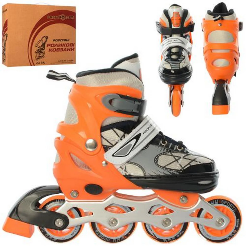 Ролики розсувні Profi A4141-M-OR розмір (35-38)