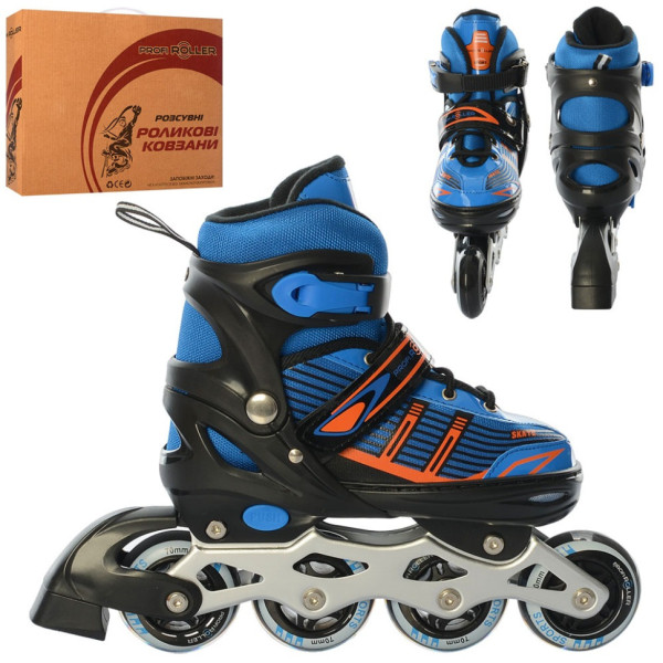 Ролики розсувні підліткові A4139-L-BL  розмір (39-42) (A4139-L-BL)