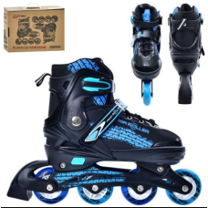 Ролики розсувні підліткові A4150-L-BL розмір (39-42) (A4150-L-BL)