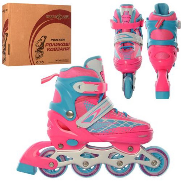 Ролики розсувні Profi A4140-M-PBL розмір(35-38)