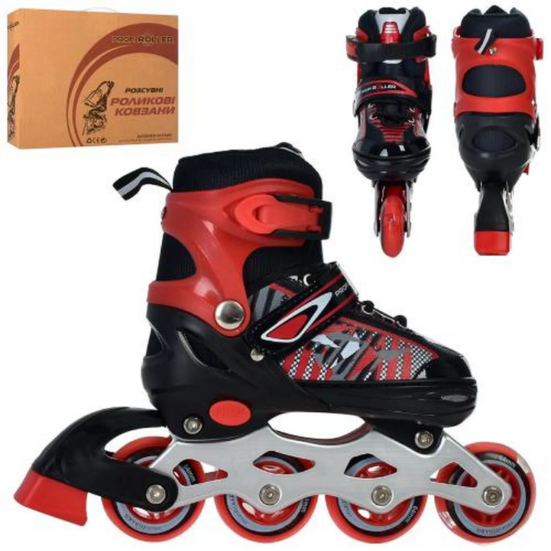 Ролики раздвижные Profi A4143-S-R размер(31-34) Ролики раздвижные Profi A4143-S-R размер(31-34)