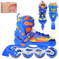 Ролики розсувні дитячі A4149-M-BL розмір (35-38) (A4149-M-BL)