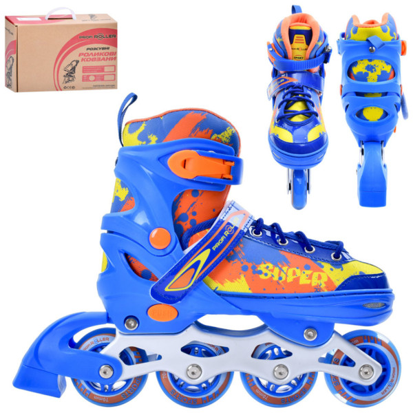 Ролики розсувні дитячі A4149-M-BL розмір (35-38) (A4149-M-BL)