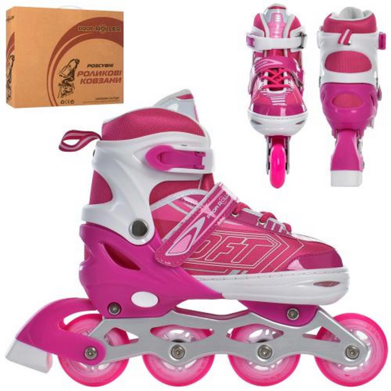 Ролики раздвижные Profi A4147-L-P размер(39-42) Ролики раздвижные Profi A4147-L-P размер(39-42)