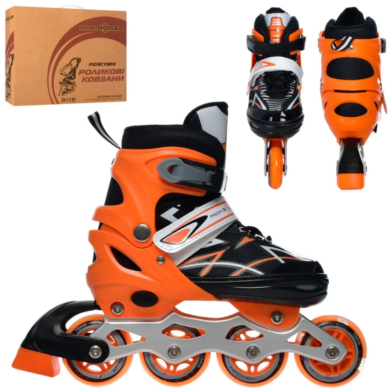 Ролики раздвижные Profi A4142-M-OR размер(35-38) Ролики раздвижные Profi A4142-M-OR размер(35-38)