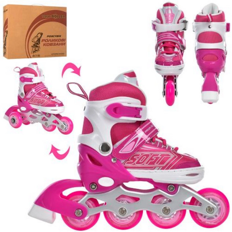 Ролики раздвижные Profi A4147-XS-P размер(27-30) Ролики раздвижные Profi A4147-XS-P размер(27-30)