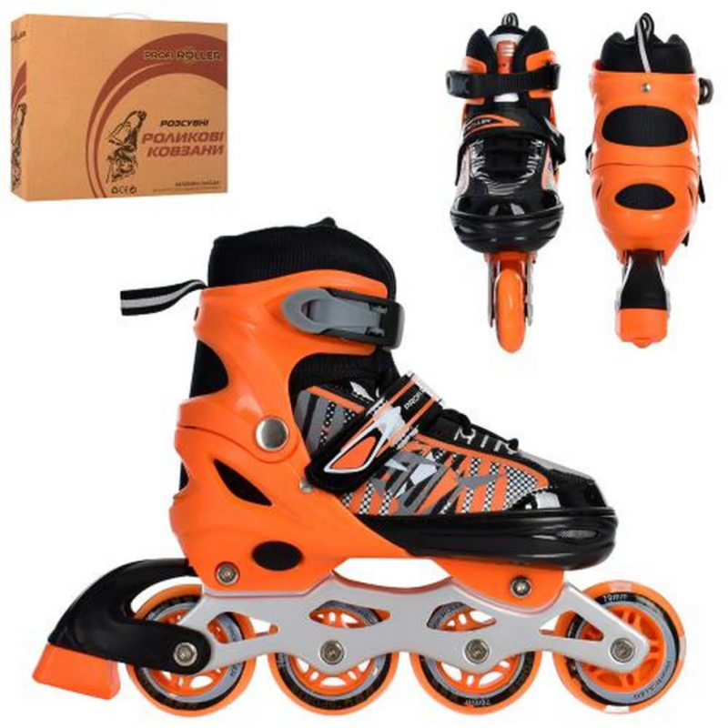 Ролики раздвижные Profi A4143-M-OR размер(35-38) Ролики раздвижные Profi A4143-M-OR размер(35-38)