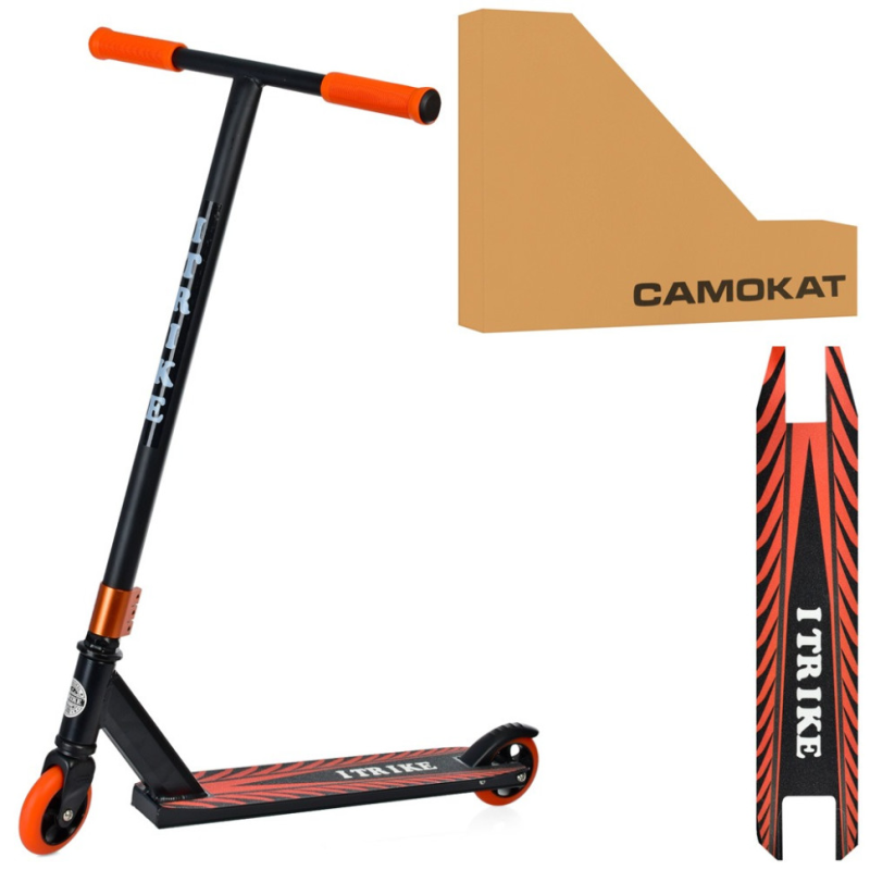 Самокат трюковий iTrike SR2-066-1-B3 двоколісний Самокат трюковий iTrike SR2-066-1-B3 двоколісний