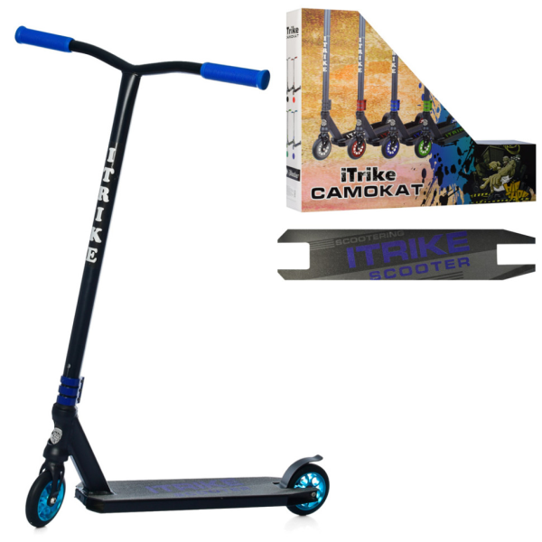 Самокат трюковий iTrike SR2-068-3-BBL двоколісний (SR2-068-3-BBL)
