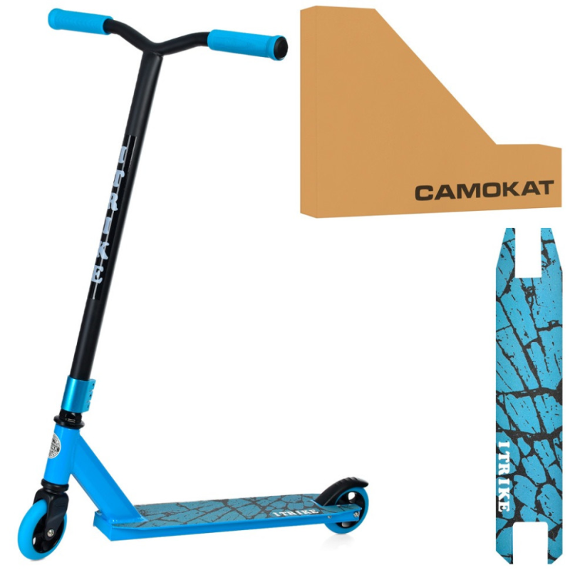 Самокат трюковий iTrike SR2-066-1-BL двоколісний Самокат трюковий iTrike SR2-066-1-BL двоколісний